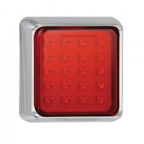 Square Fog Lamp – Chrome Bracket