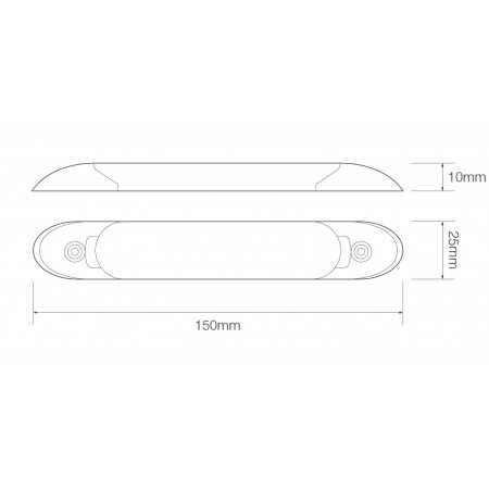 Interior Strip Lamp – Red