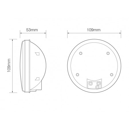 109mm Round Modular Lamp – Indicator