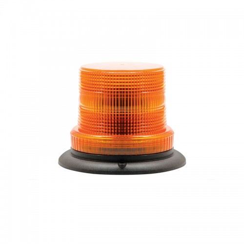 Compact Amber Warning Beacon - Three-Bolt Mount