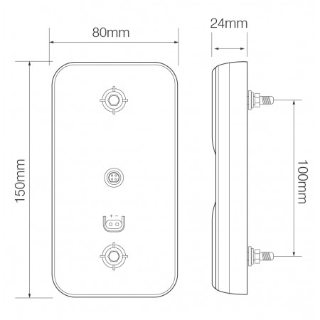 Compact Combination Lamp (Twin Pack)