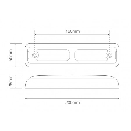 Slim-Line Compact Combination Lamp