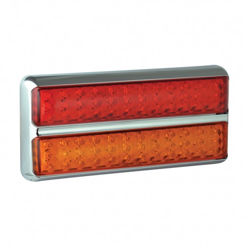 Double Slim-Line Combination Lamp – Chrome