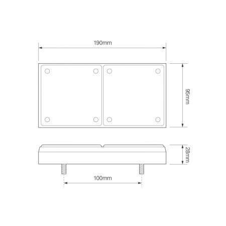 Double Combination Lamp