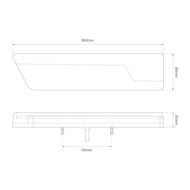 Multifunction Rear Lamp With Dynamic Indicator - Chrome Twin Pack