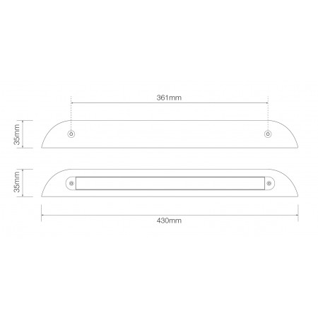 Door Entry Lamp Housing – Chrome