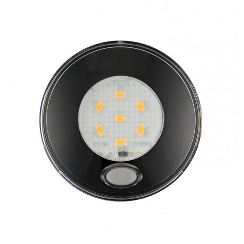 Round Interior Switched Lamp – Black