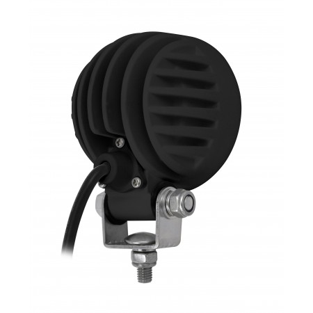 Compact Round Work Lamp – Black