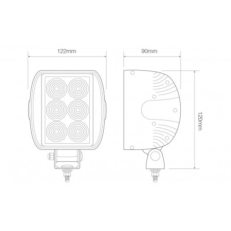 Rectangular Flood Lamp