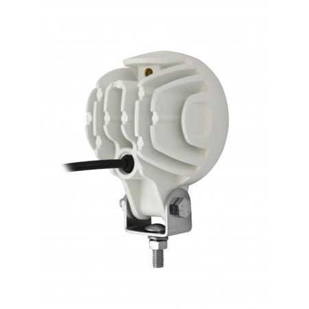 Compact Round Work Lamp - White