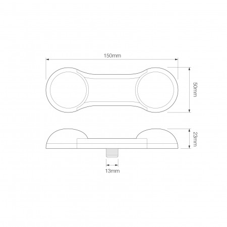 DogBone Compact Combination Lamp - Twin Pack