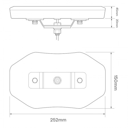 Mini LED Lightbar - Single-Bolt - R65