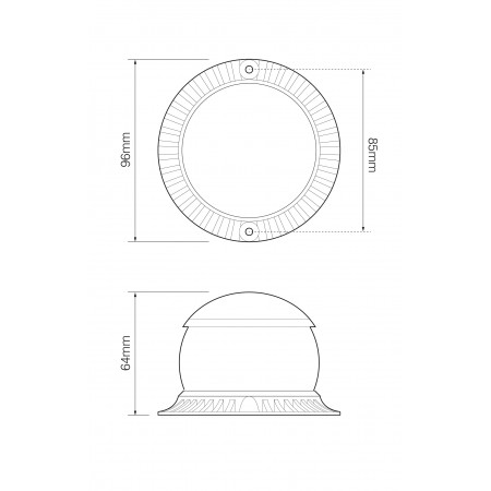 Compact R65 Mini Beacon (10-110V)