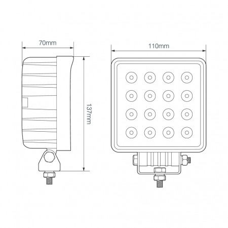 48W Square Flood Lamp