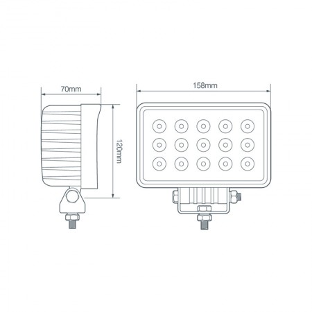 45W Rectangular Flood Lamp