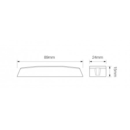 R65 Slimline Directional Warning Lamp - 4-LED