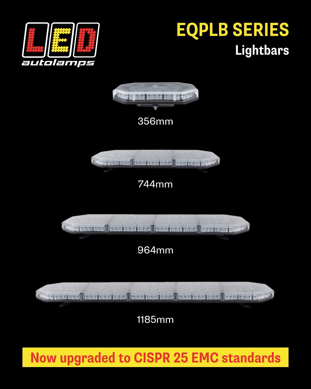 EQPLB Range now CISPR 25 rated!